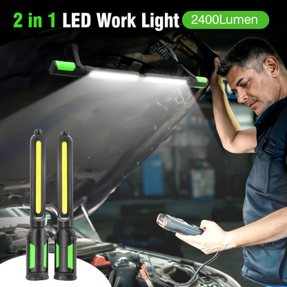 20w Rechargeable LED Work Light Adjustable Cordless Magnetic