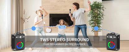 Karaoke Speaker for Outdoor Activities, Parties