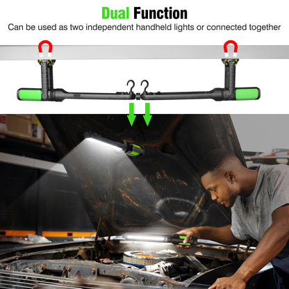20w Rechargeable LED Work Light Adjustable Cordless Magnetic