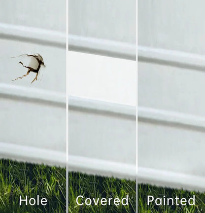 Vinyl Siding Repair Kit, -Patch Self-Adhesive Tape Mobile Home Skirting House Fence