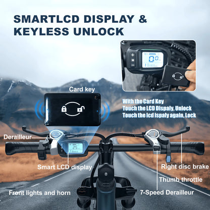 E bike 750W Adults Electric Bike 36V468Wh 26/24 Inch Tires Electric Bicycle 21-Speed City E Bikes Mountain e bikes