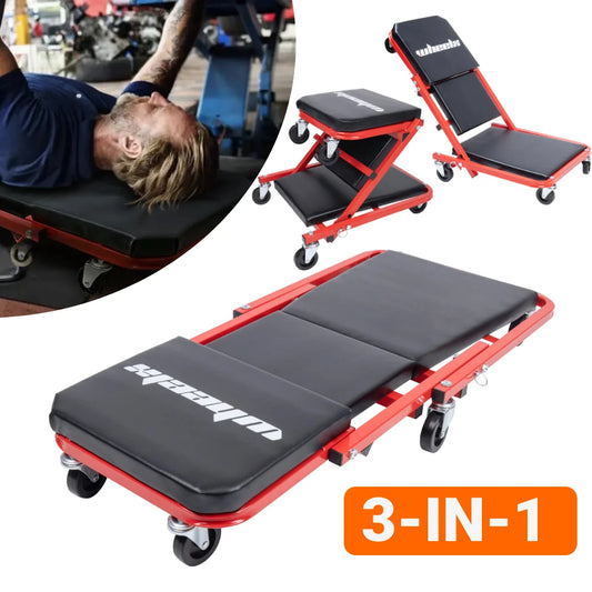 3-in-1 Rolling Creeper Fold Up