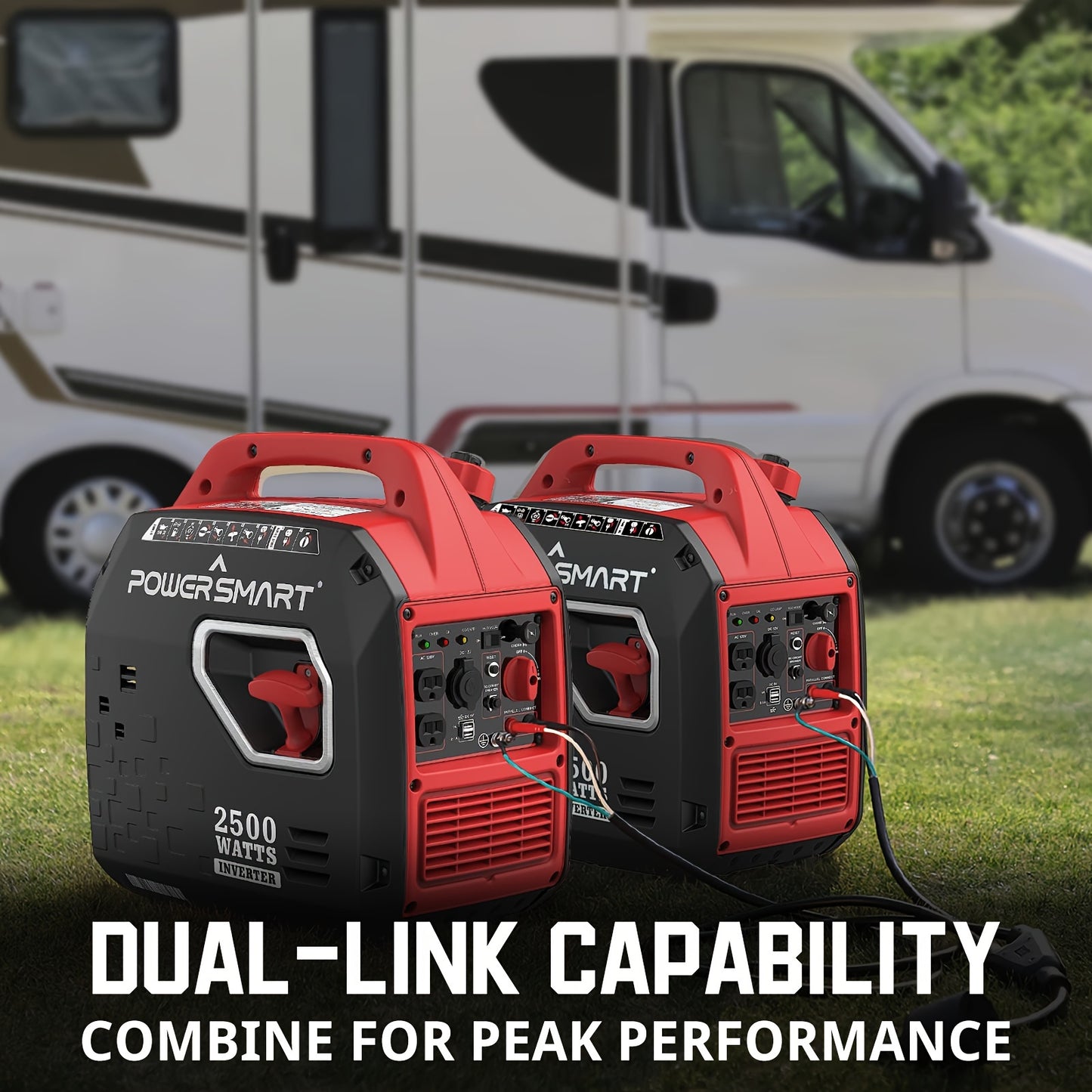 2500-Watt Portable Inverter Generator Gasoline